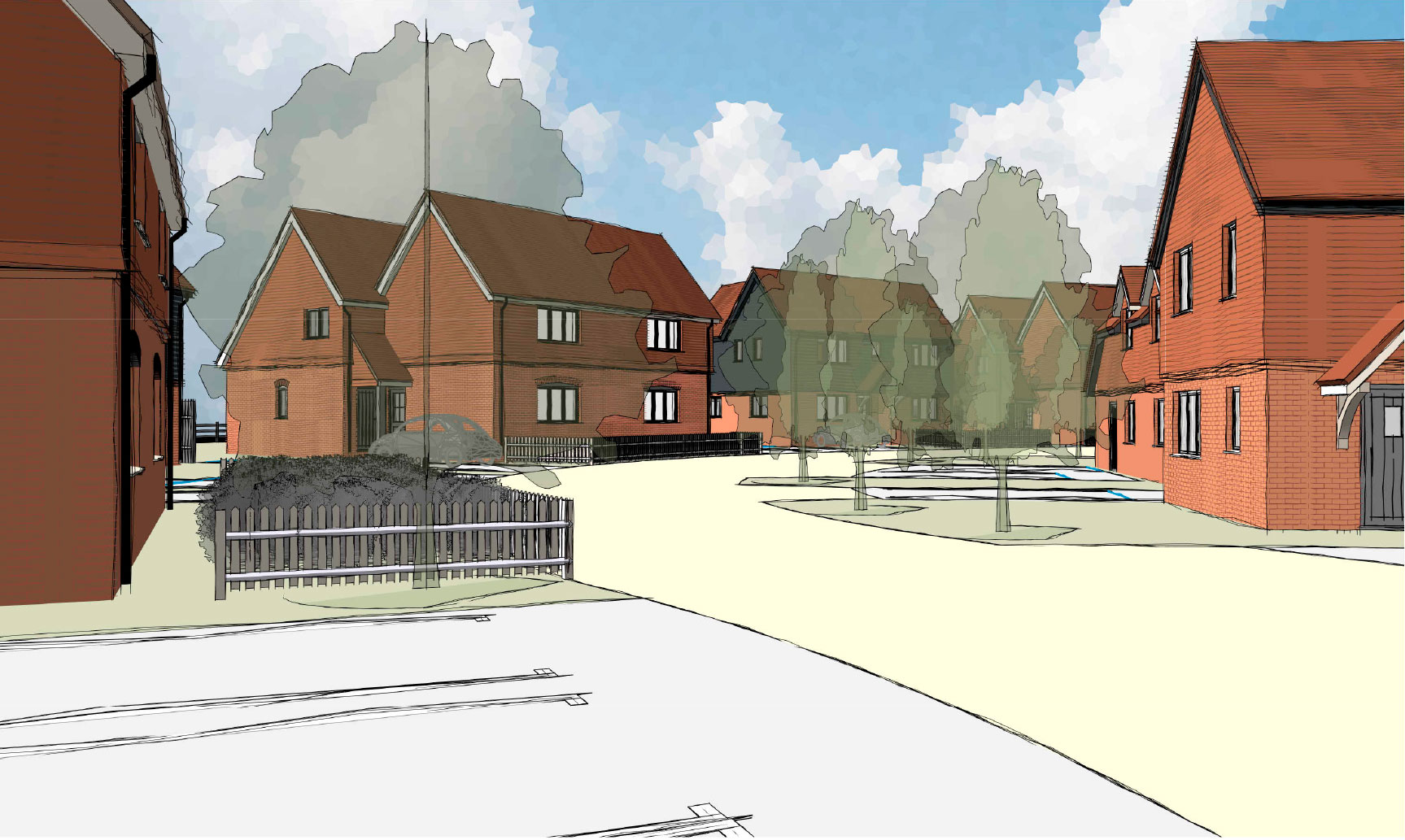 Harts Lane, Burghclere Orchard Land & Property Developers